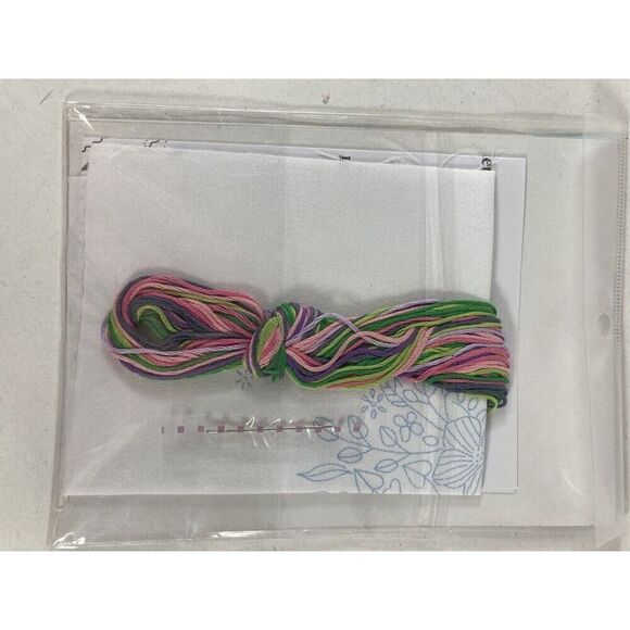 Janlynn Sew Simple Embroidary Kit Watering Can 5 x 7 #997-1705 Made In USA - Picture 5 of 5